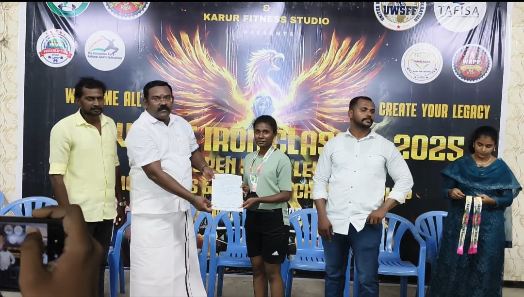 Strong Man of Tamil Nadu 2025 — sports photograph